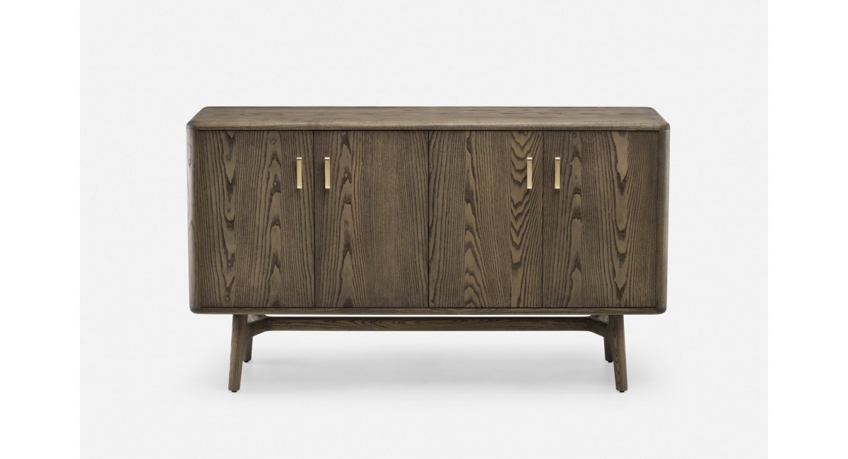 Solo Wide 4 Door Cabinet-Neri&amp;Hu-madera de nogal-delaespada-MINIM-Madrid-Barcelona