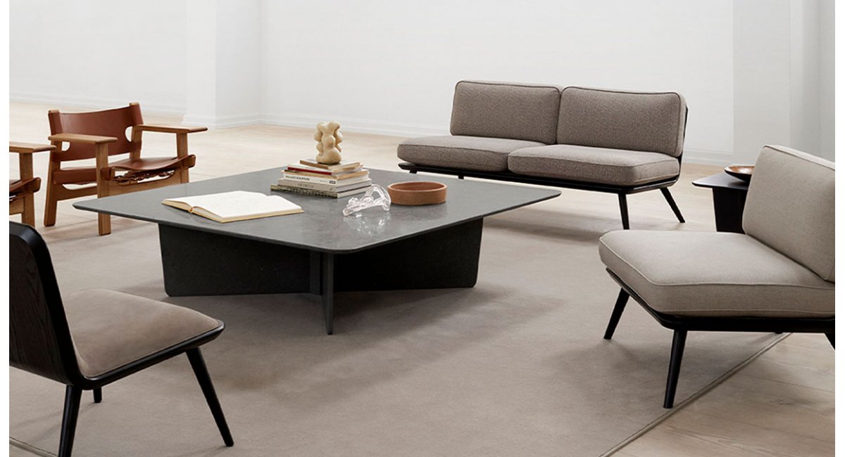 Tableau - mesa de centro rectangular - fredericia - MINIM - lifestyle sala