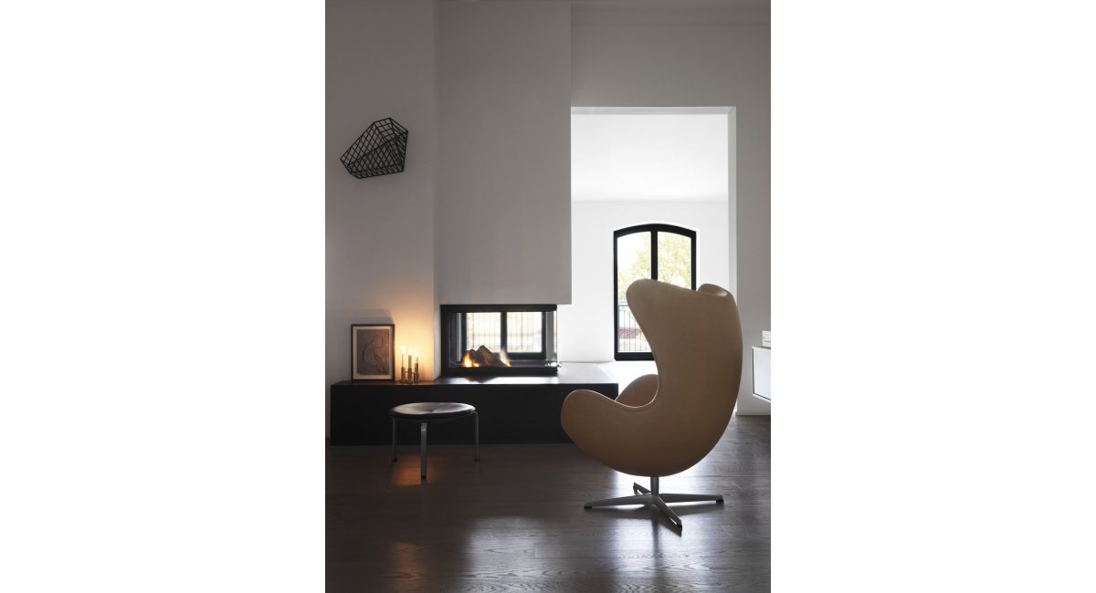 Taburete bajo Pk33 Fritz Hansen en Minim