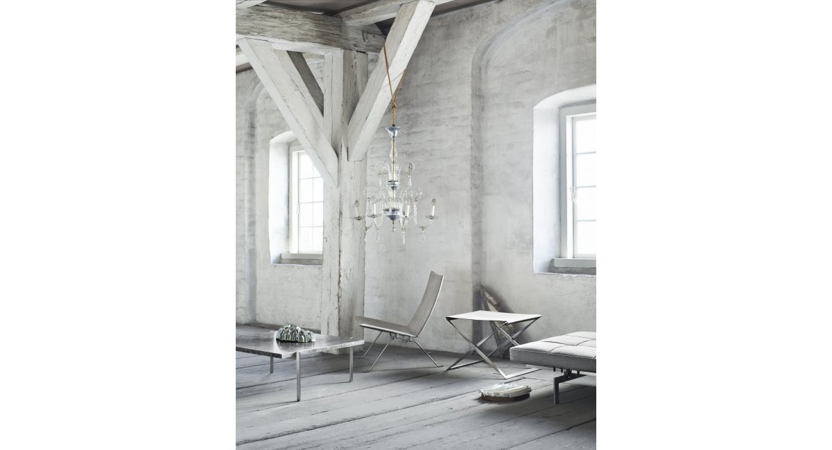 Taburete bajo Pk91 Fritz Hansen en Minim