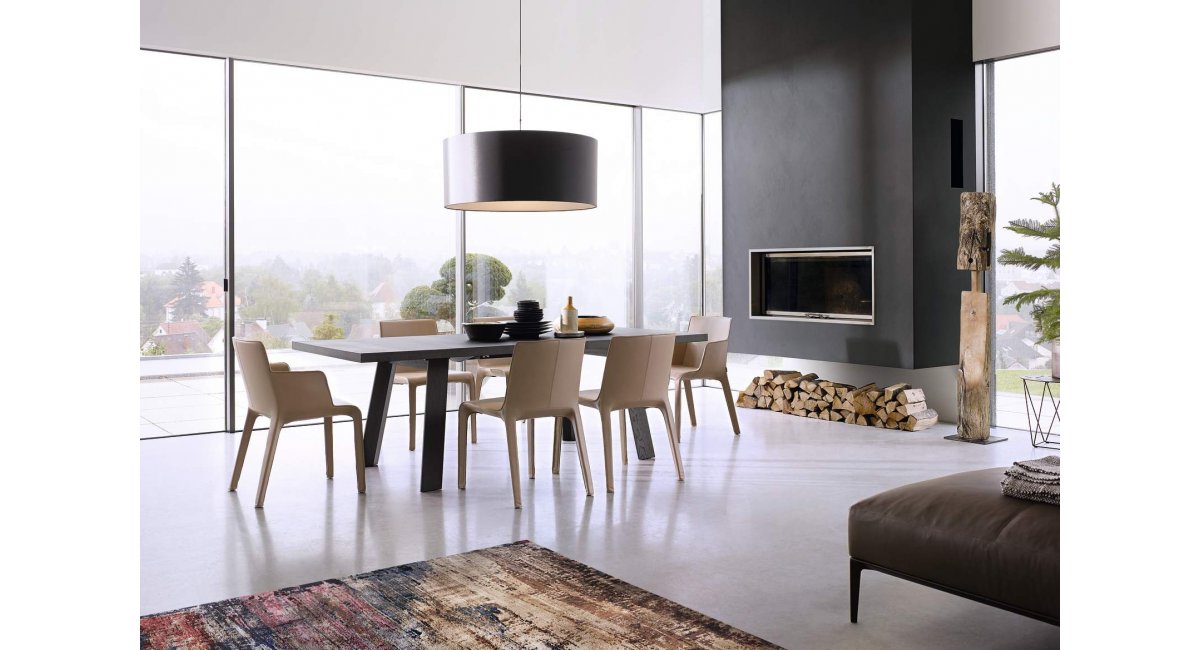 Tadeo - mesa - Walter Knoll - MINIM - lifestyle salón comedor