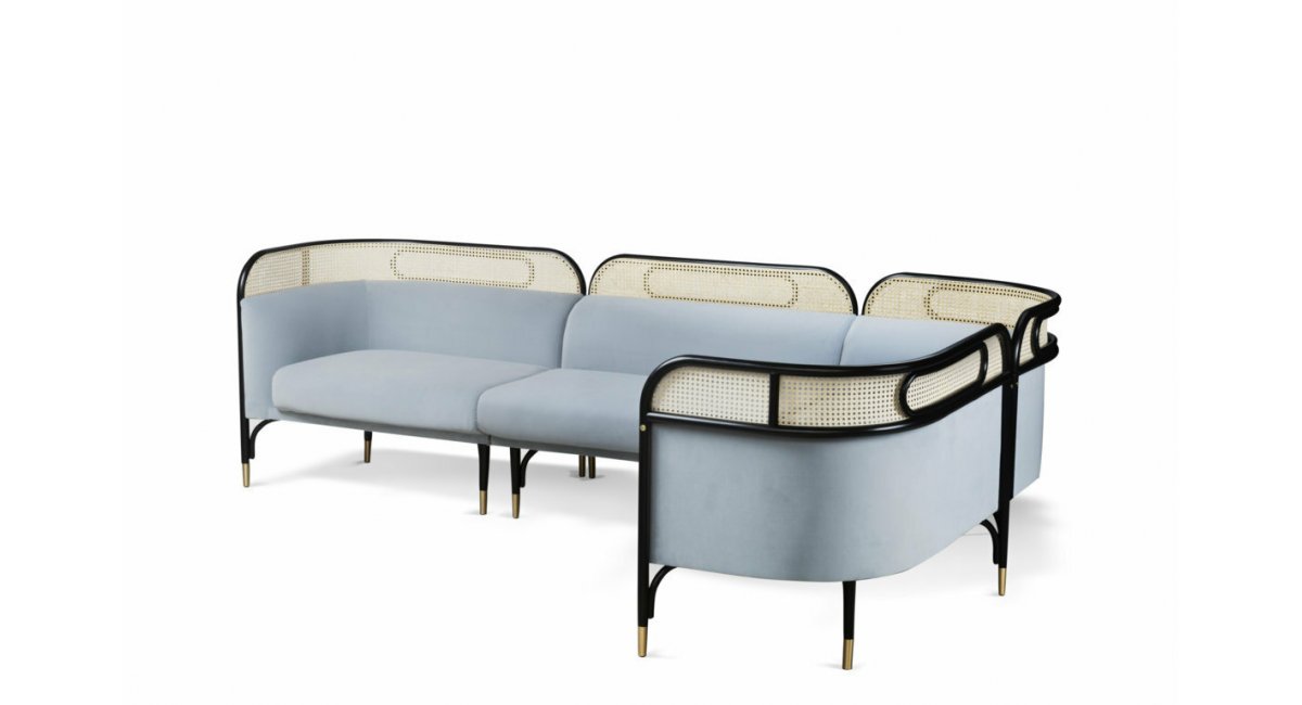 Targa Sofa modular - sofá esquinero - Gebrueder Thonet Vienna - MINIM