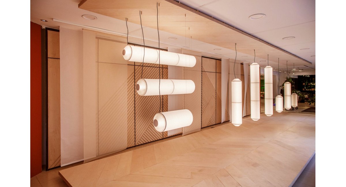 Tekio Horizontal - lámpara de techo - Santa Cole - MINIM - foto familia