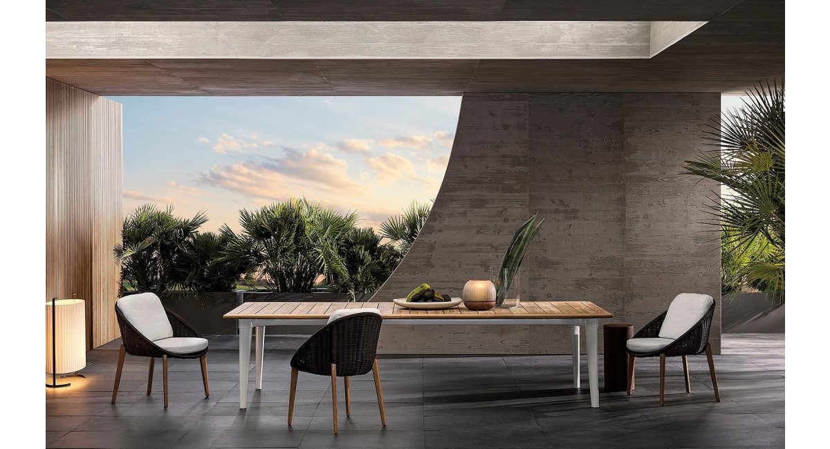 Terrace - outdoor - mesa de exterior - Minotti - MINIM - lifestyle