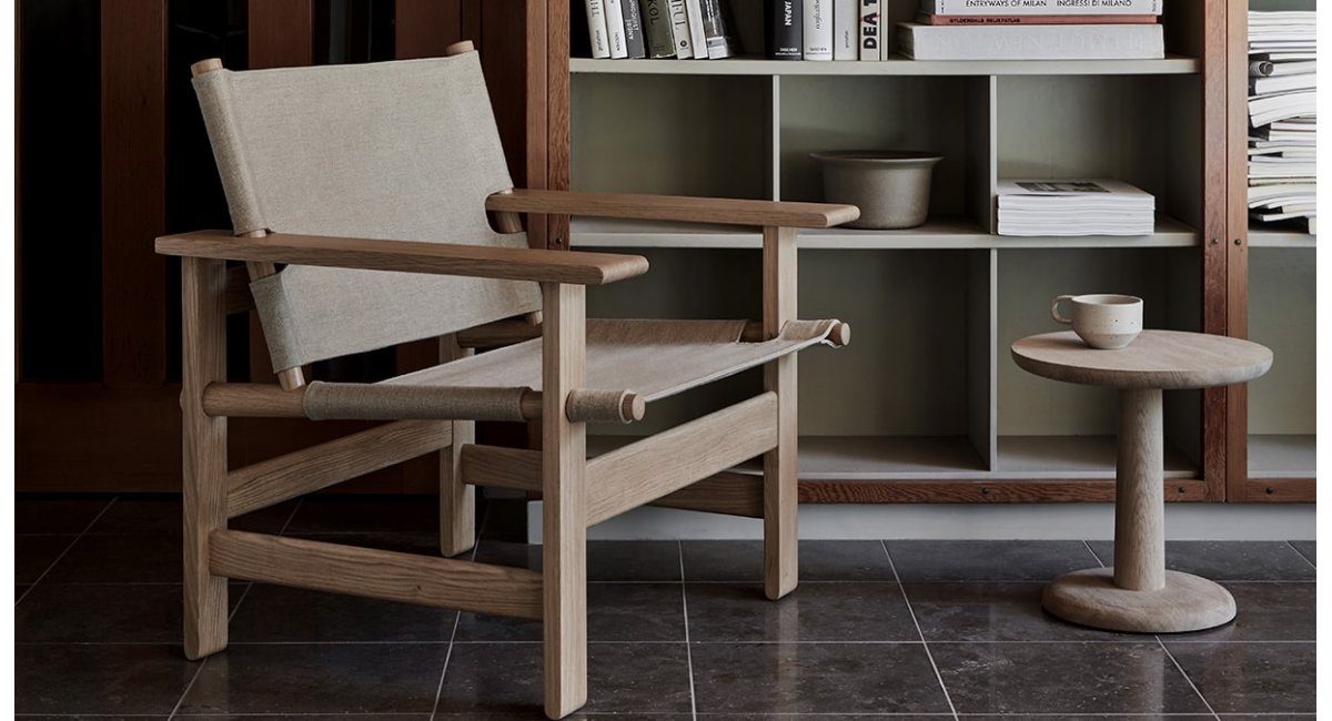 The canvas chair - fredericia - MINIM - lifestyle