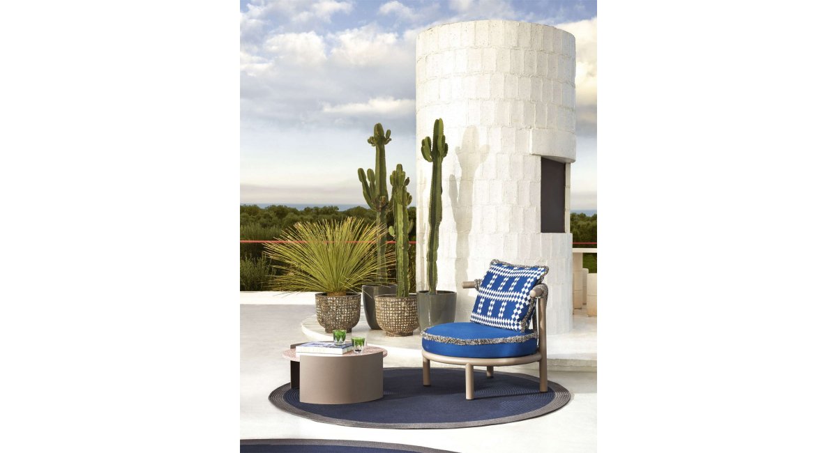 Trampoline - butaca de exterior - Cassina - MINIM - lifestyle