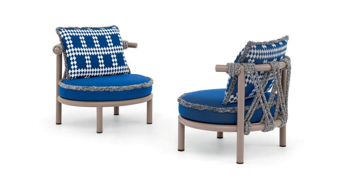 Trampoline - butaca de exterior - Cassina - MINIM