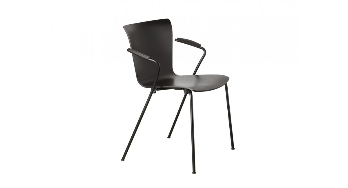 Vico Duo - silla - Vico Magistretti - Black - negro - MINIM - reposabrazos