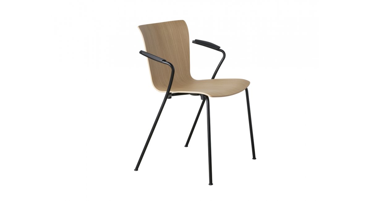 Vico Duo - silla - Vico Magistretti - Oak - madera - reposabrazos - MINIM