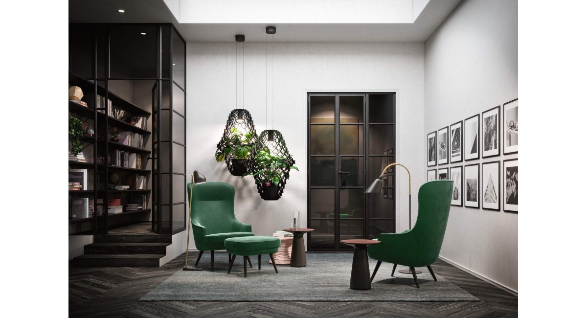 Walter Knoll - 375 butaca - verde - MINIM Showroom Madrid