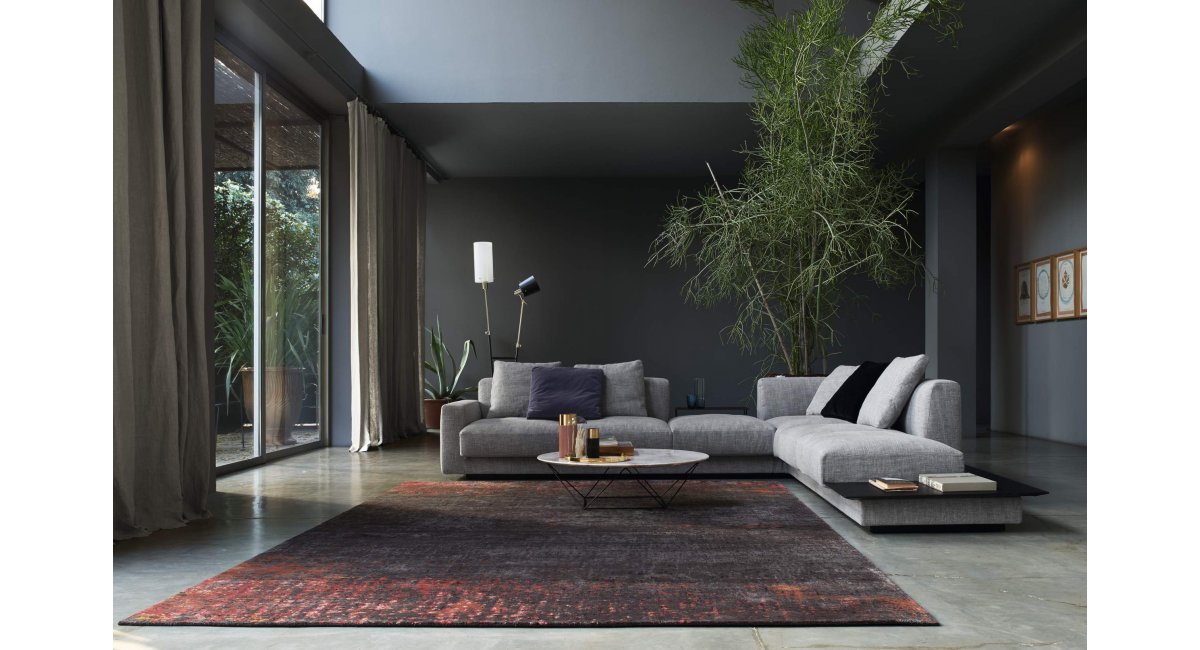 Walter Knoll - Sofá Yuuto Gris en salón - MINIM