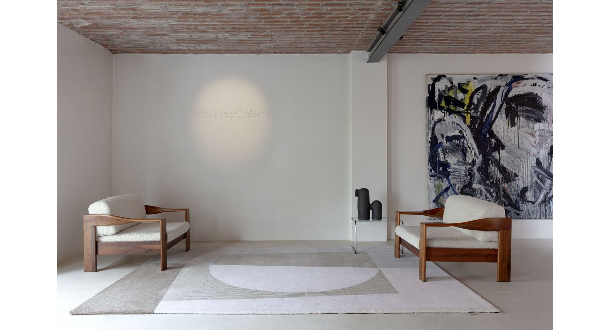 Alfombra Bauhaus Wool Silk, Limited edition. MINIM showroom