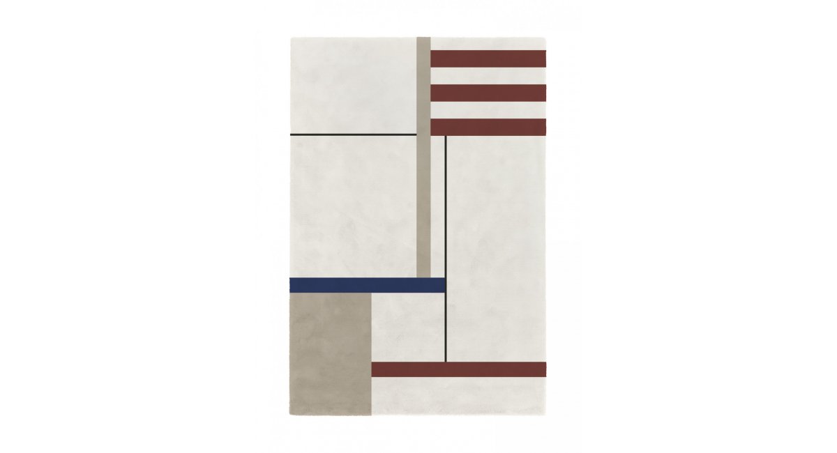 Alfombra Bauhaus Wool Silk, Limited edition. MINIM showroom