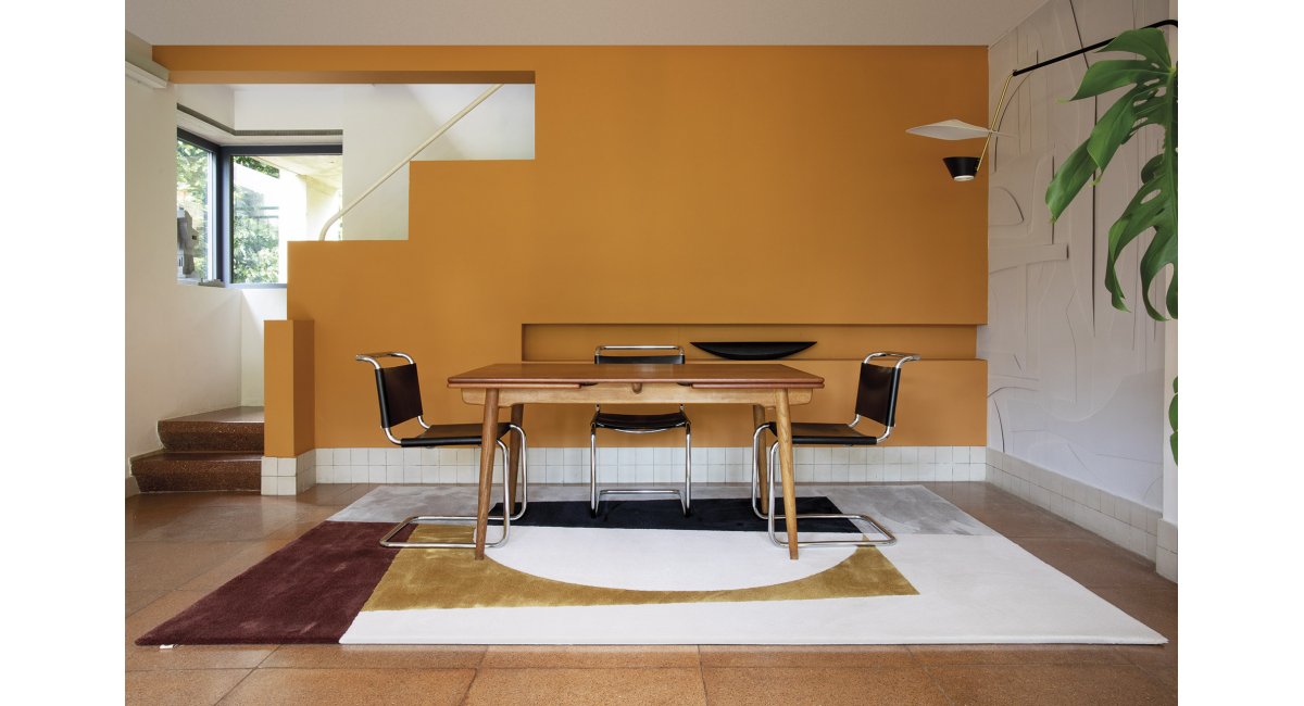 Alfombra Bauhaus Wool Silk, Limited edition. MINIM showroom