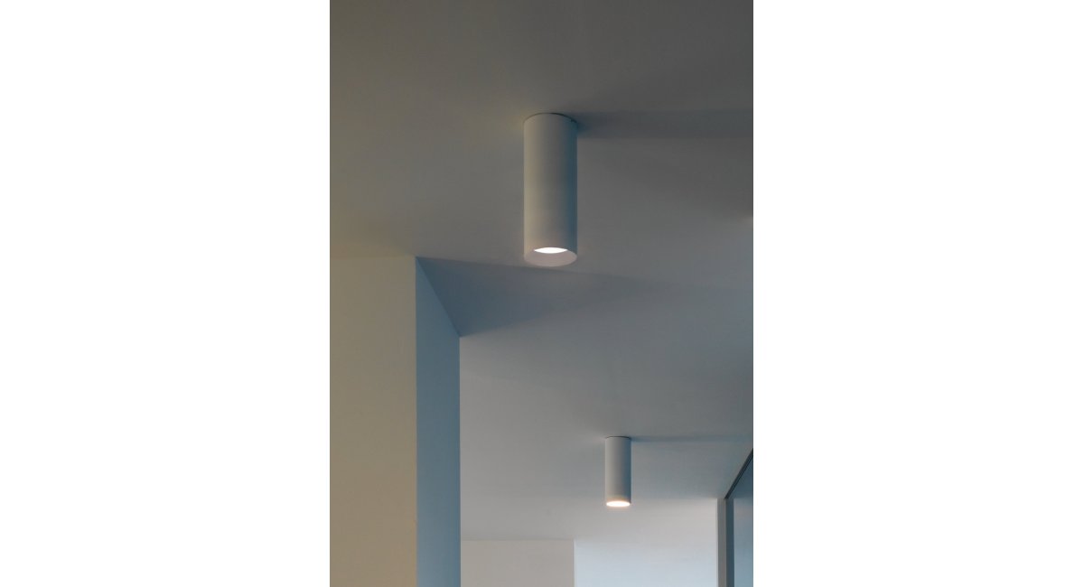 cilindro58 - lámpara techo - rotante - Viabizzuno - MINIM - varios colores