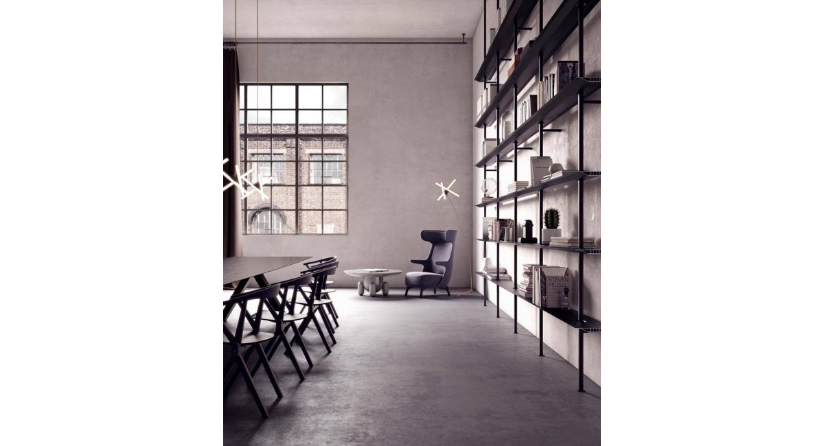 Estantería Hypóstila negra Barcelona Design MINIM Barcelona Madrid