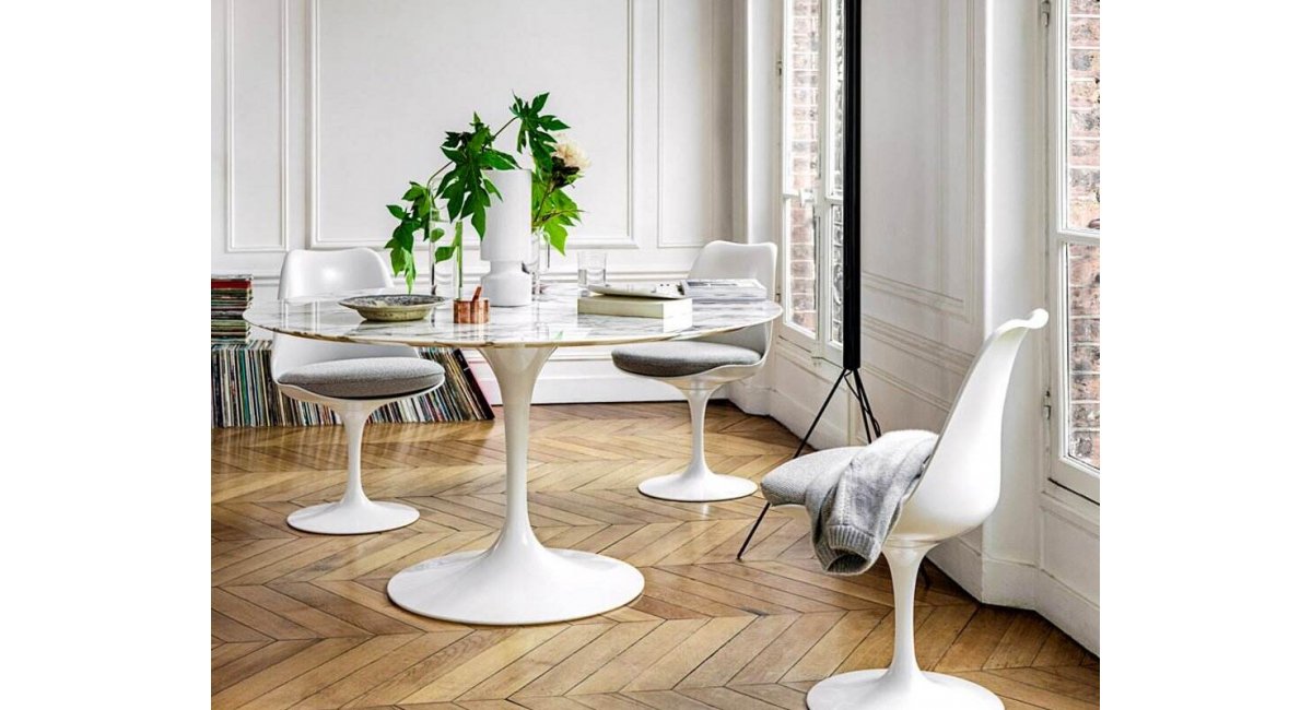 Saarinen Table - mesa de comedor - mesa de oficina - mármol- Knoll - MINIM