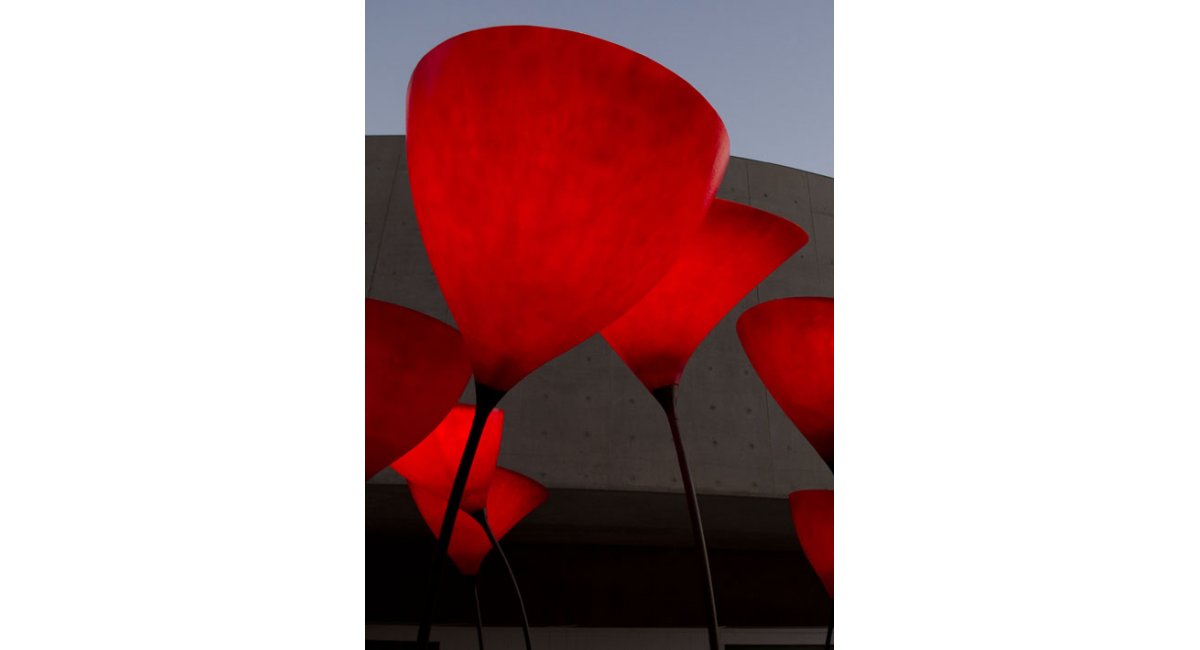 maxxi poppy - lámpara exterior - Viabizzuno - MINIM - lifestyle exteriores