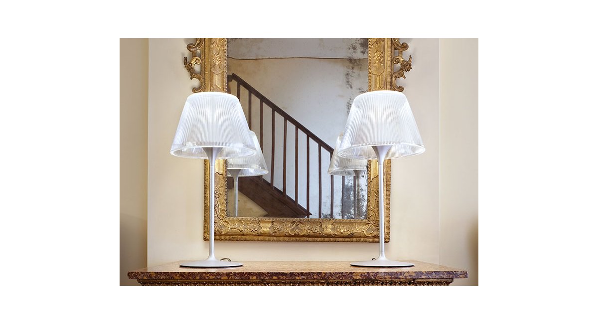 romeo moon table - lámpara de mesa - Flos - MINIM - lifestyle recibidor