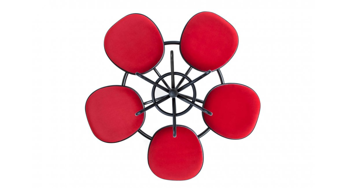 ruhering - taburetes con perchero - Gebrueder Thonet Vienna - MINIM - vista aérea