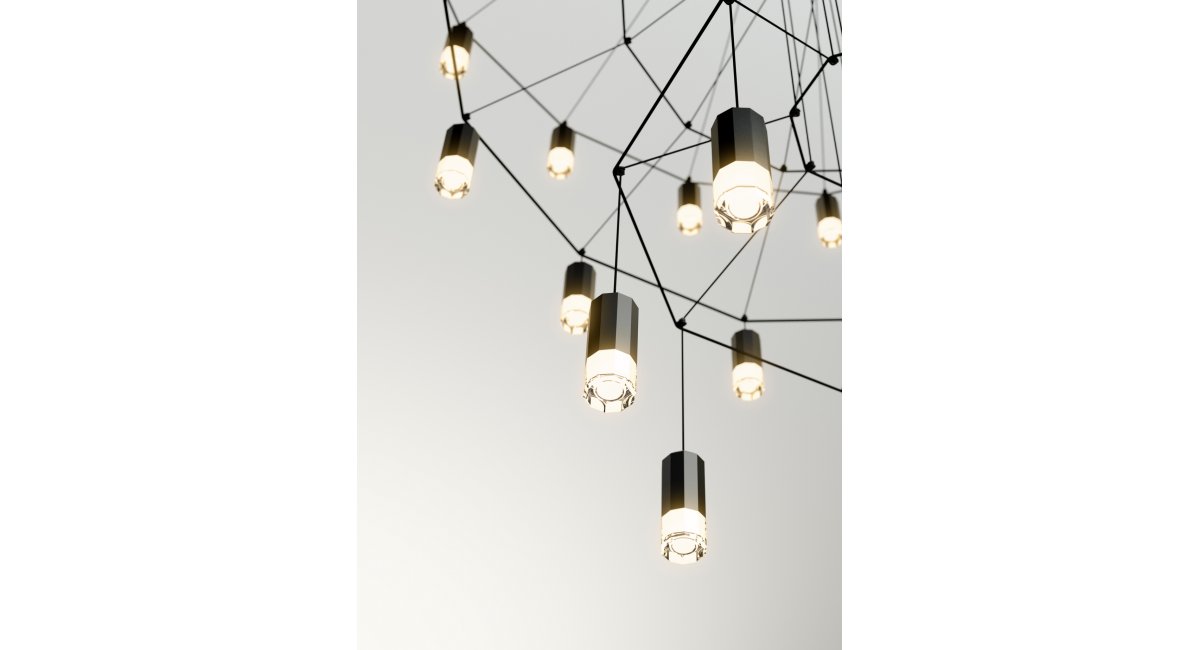 Vibia, Wireflow Chandelier
