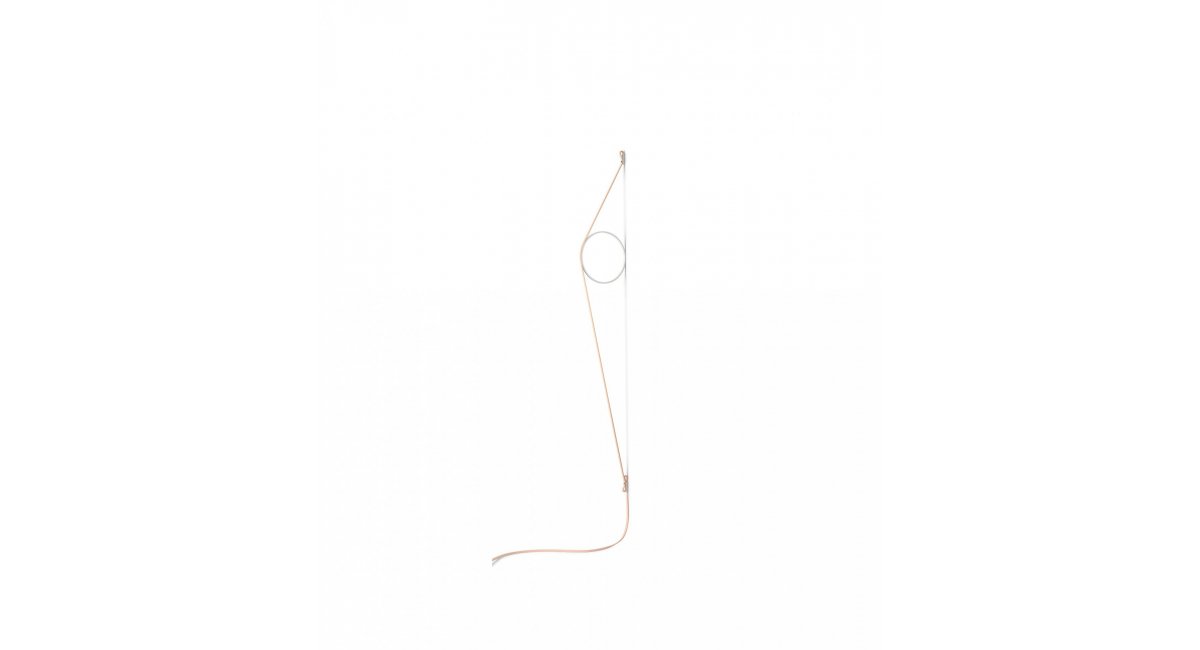 wirering- ceiling-wall-lámpata de pared - lámpara de techo - flos- MINIM - cable naranja