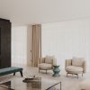 Sillones, banco y mesas de centro MINOTTI en el salón de la casa, MINIM Barcelona