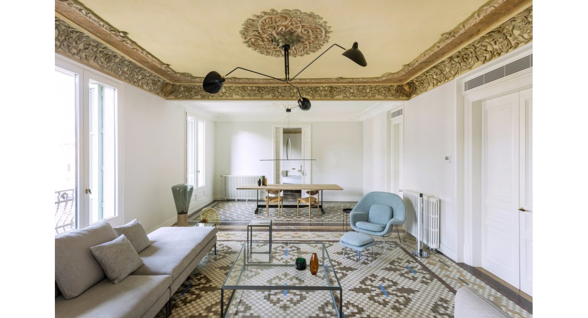 Ático Casa Burés, Barcelona MINIM Mobiliario iluminación