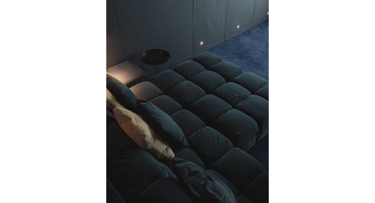 Sofa Tufty-Time de B&amp;B en el cine de la casa, en MINIM Barcelona