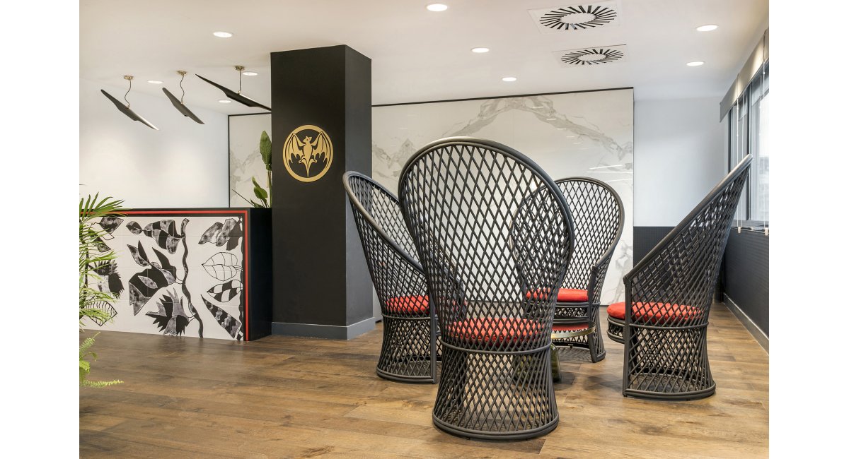 MINIM amueblamiento oficinas Bacardi Barcelona
