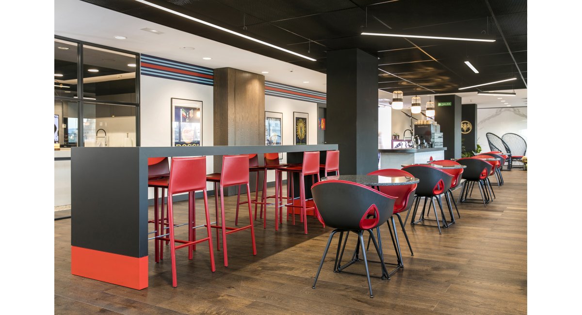 MINIM amueblamiento oficinas Bacardi Barcelona