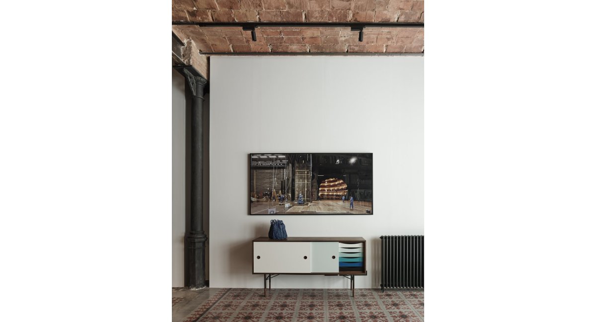 Loft industrial, Barcelona MINIM mobiliario iluminación