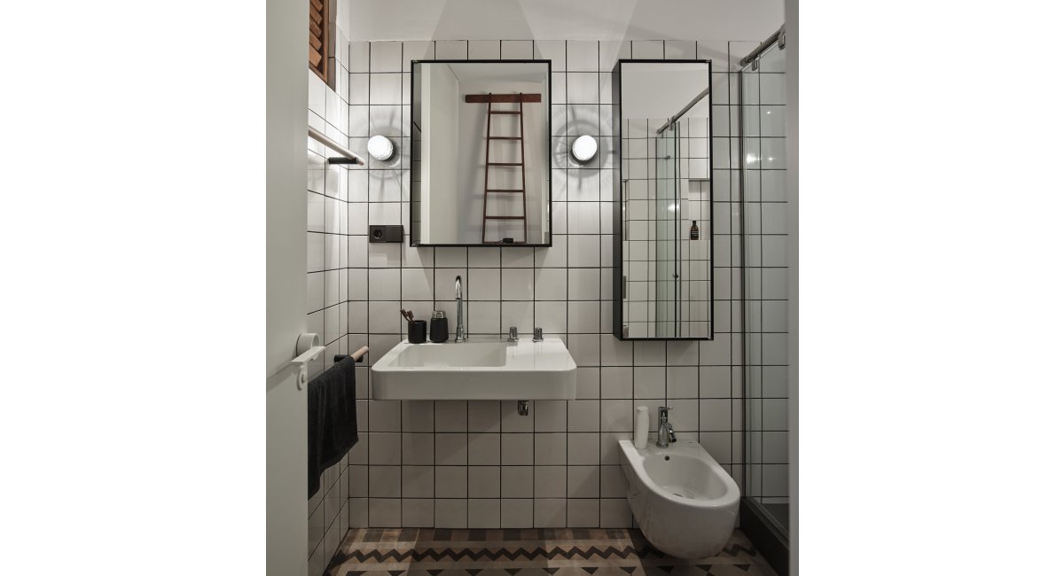 Loft industrial, Barcelona MINIM mobiliario iluminación