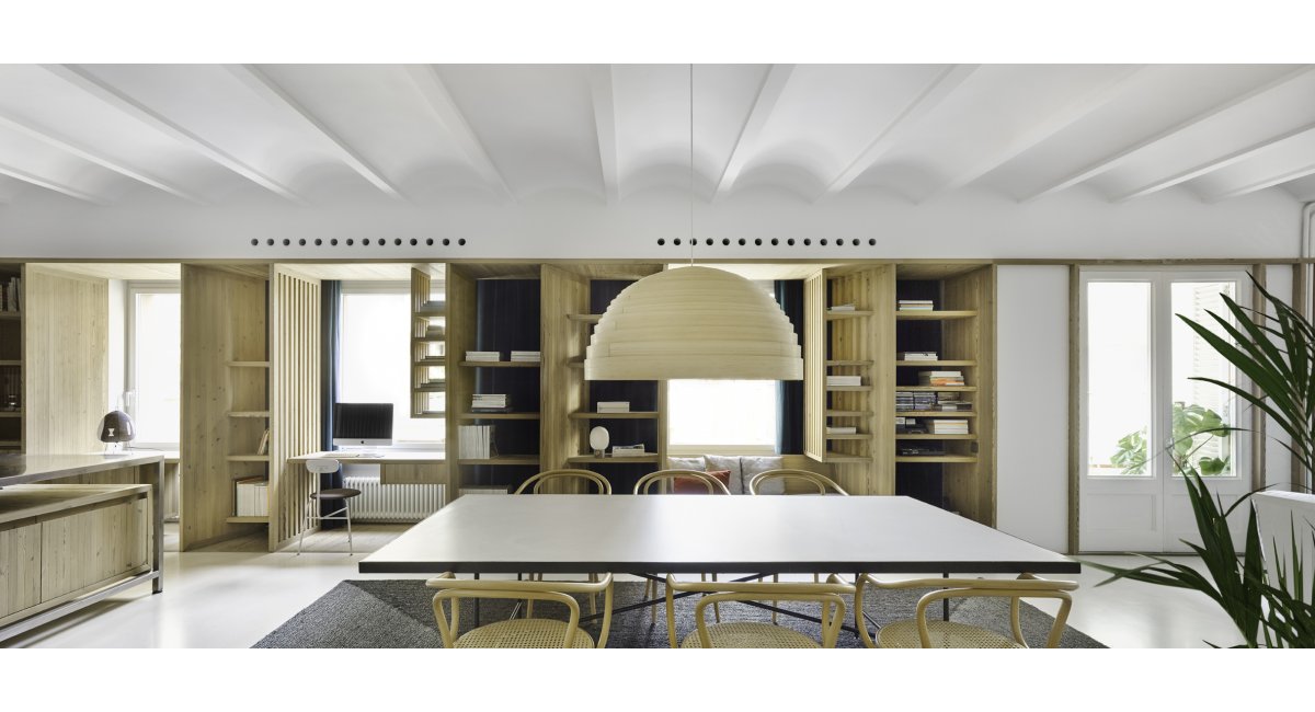 Pis Sant Gervasi Barcelona mobiliario MINIM