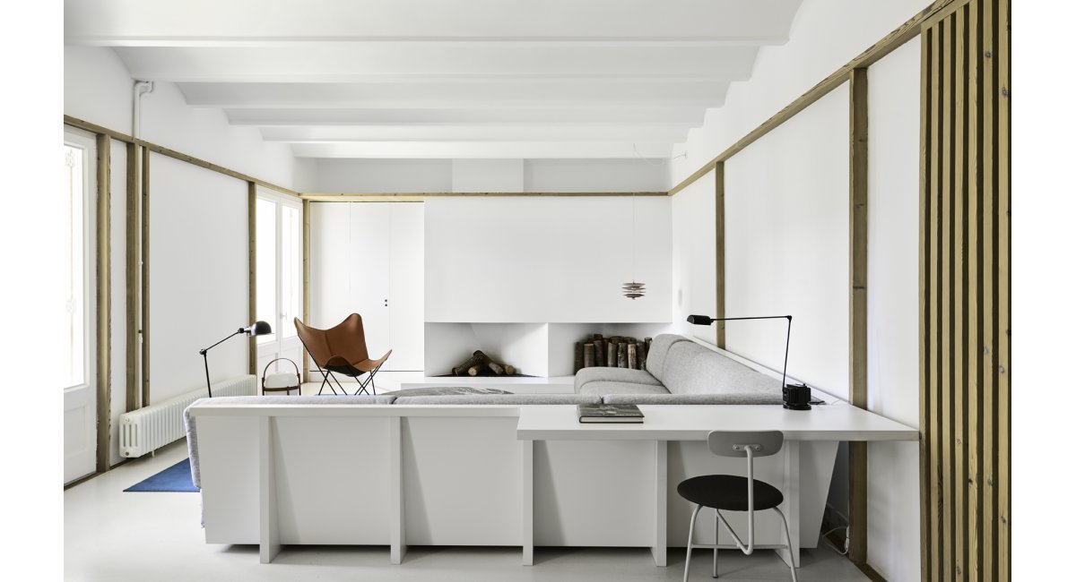 Pis Sant Gervasi Barcelona mobiliario MINIM