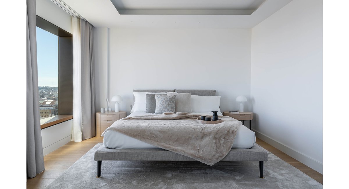 Vivienda en el corazón de Barcelona MINIM mobiliario iluminación