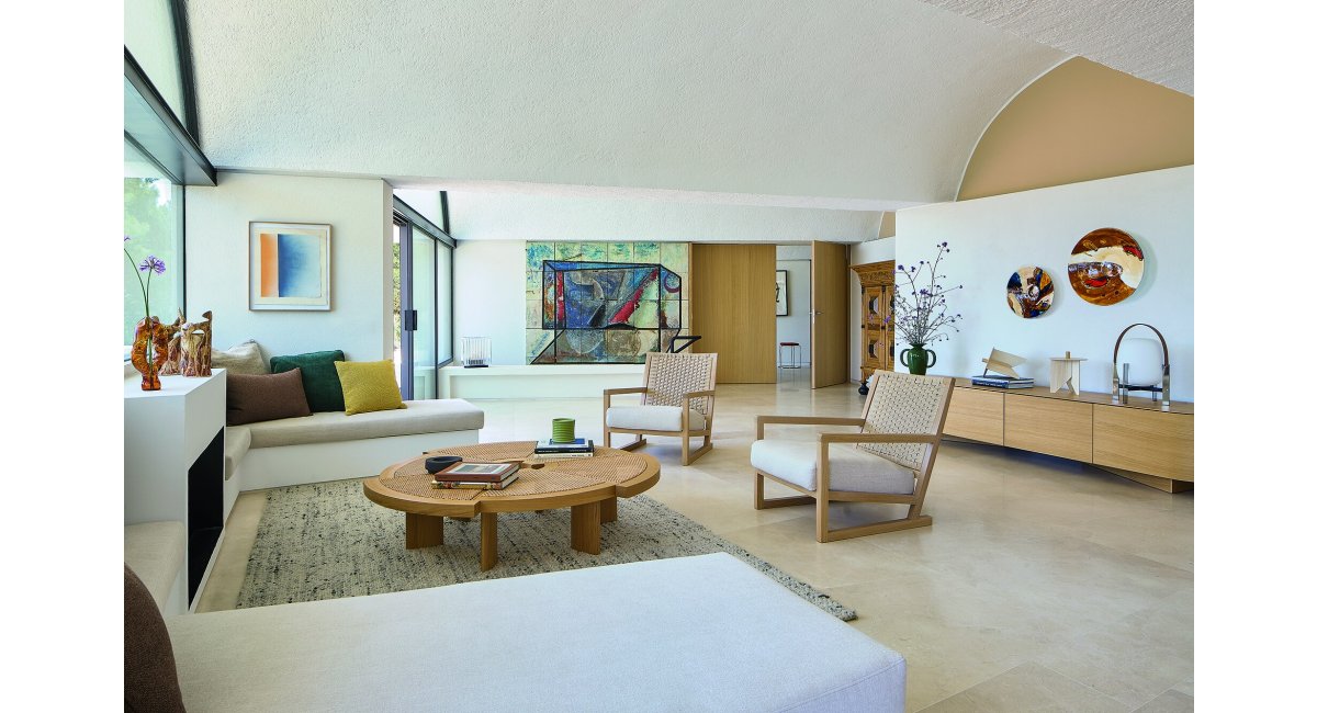 Casa Raventós, Calella de Palafrugell, interior with furniture advised by MINIM