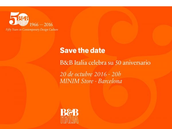 50 aniversario de B&B Italia en MINIM