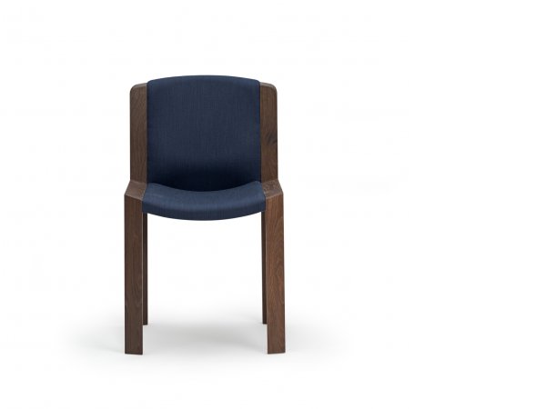 Chair 300 _ silla de nogal - tapizado azul oscuro - Karakter - MINIM