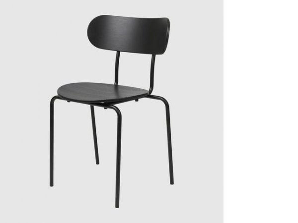 Coco_DiningChair_silla de comedor en color negro _ GUBI _ MINIM