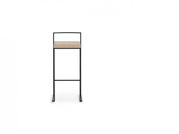 Cubo S62 - taburete alto - La Palma - MINIM - madera