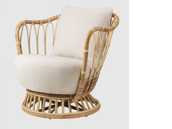 Grace Lounge Chair - butaca de ratán - Gubi - MINIM