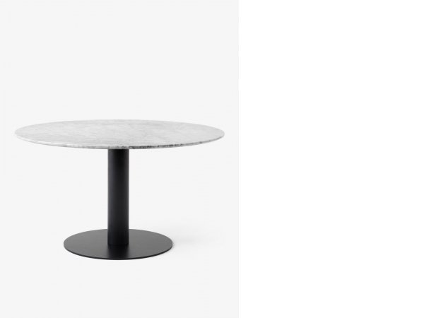 In Between SK20 _ estructura nega - mármol blanco - mesa de centro - and tradition - MINIM - lifestyle - comedor