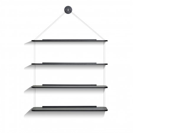 Karakter _ Libreria Pensile - estantería color negro - MINIM