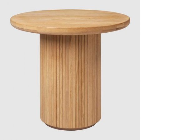 Moon _ Lounge Table _ mesa de salón redonda _ 60cm _ mesa de madera de nogal _ Gubi _ MINIM