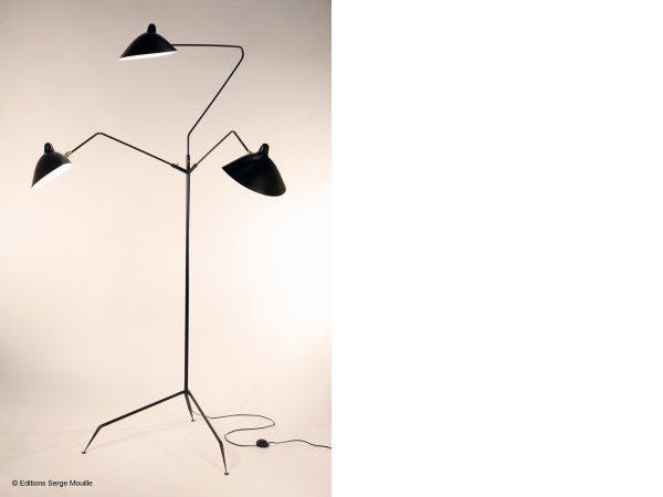 Serge Mouille, Standing lamp 3 rotating arms