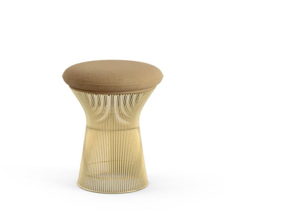 Platner Stool Gold - taburete mediano - Knoll - MINIM