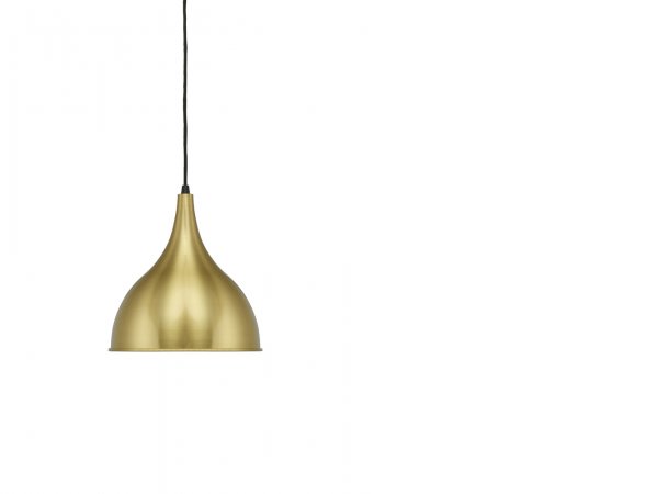 Silhuet_ Jo Hammerborg - Fritz Hansen - Lámpara dorada - MINIM