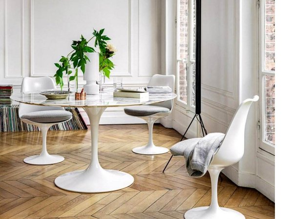 Saarinen Table - varios acabados - Knoll - MINIM - lifestyle sala de estar