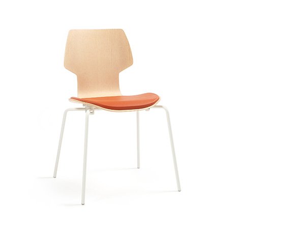 mobles114 - gracia - silla - MINIM - estructura lacada blanco - varios cojines